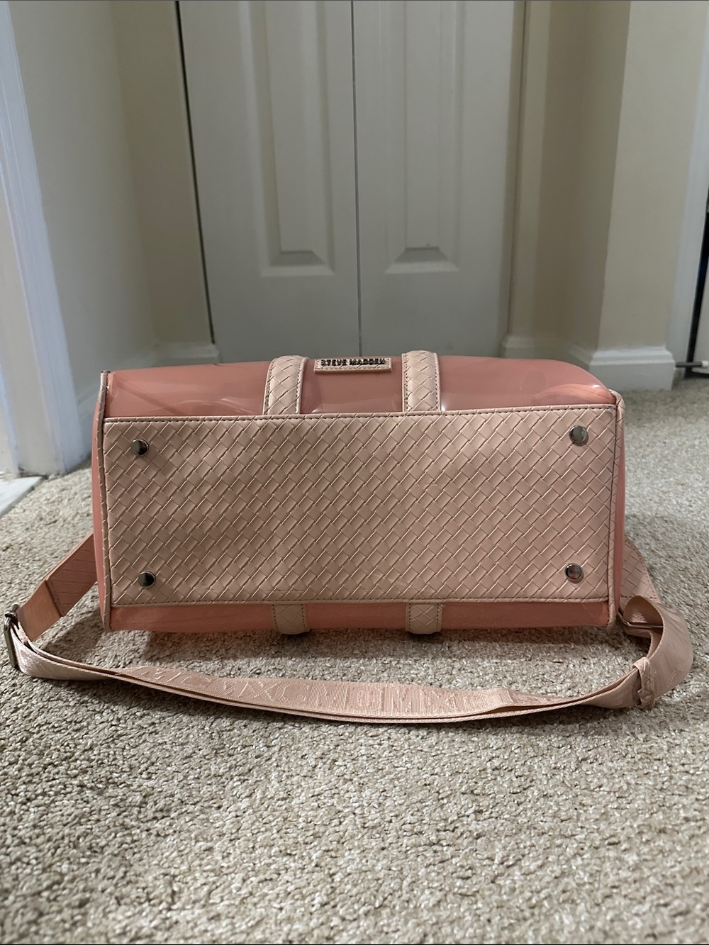 Steve Madden Clear Blush Duffle Bag - Picture 3 of 4
